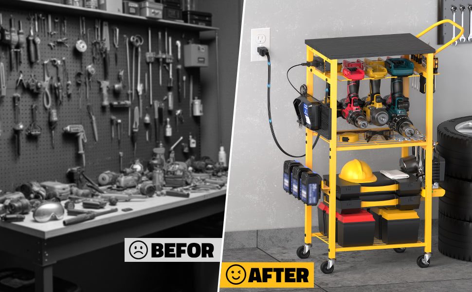 tool storage workbench