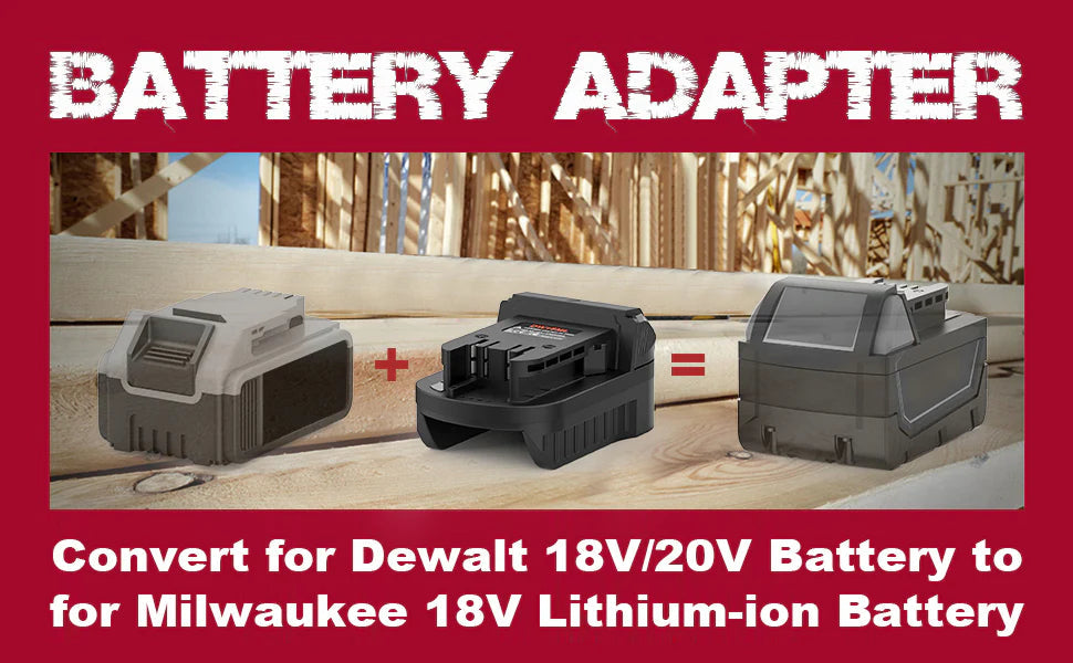 dewalt to milwaukee battery adapter