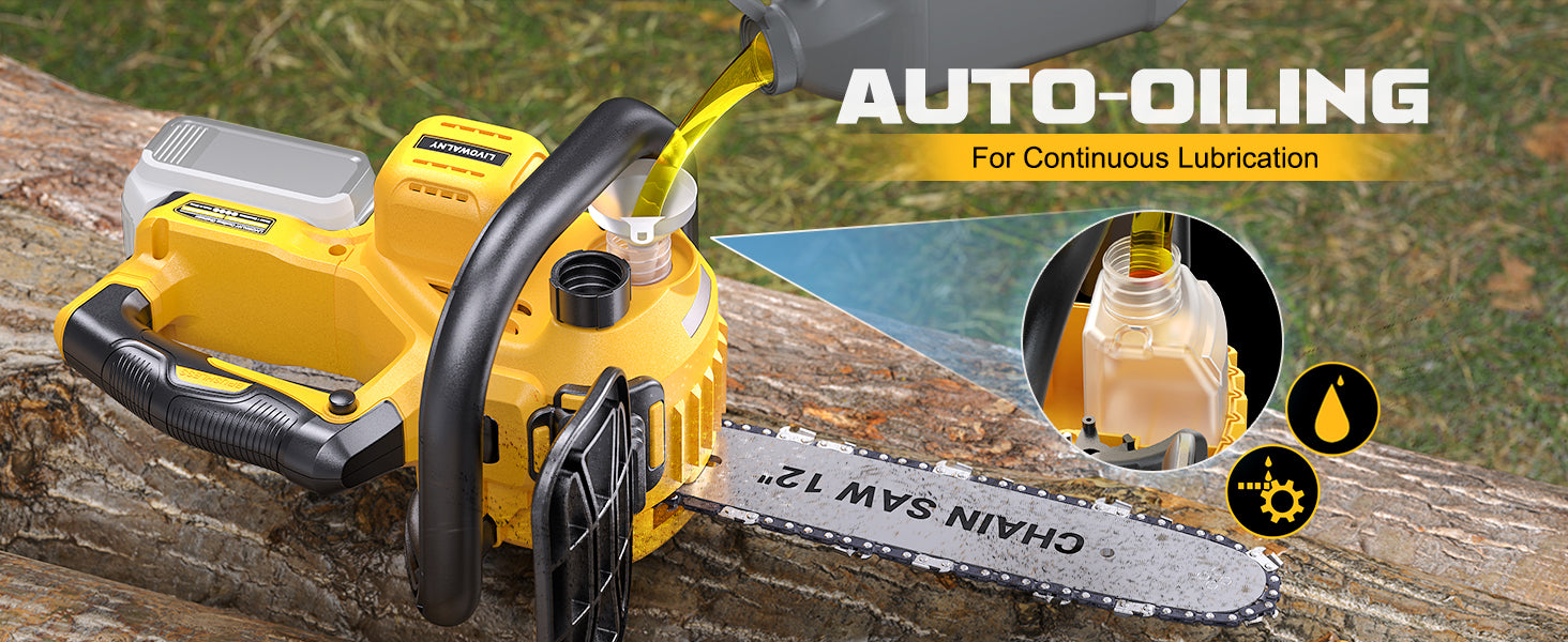 chainsaw leaking bar oil