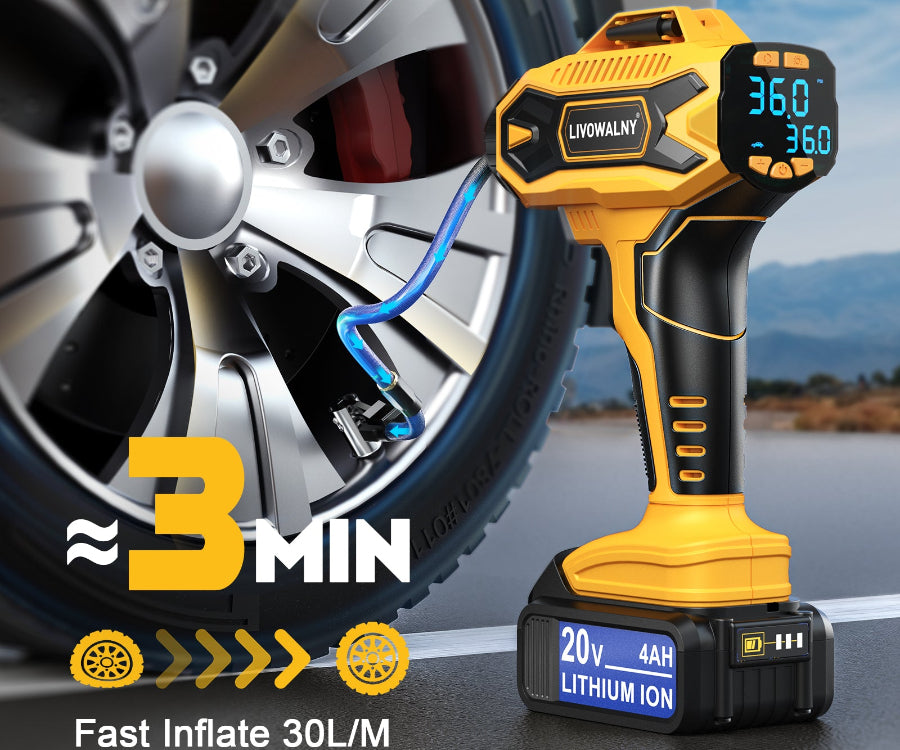 cordless tire inflator