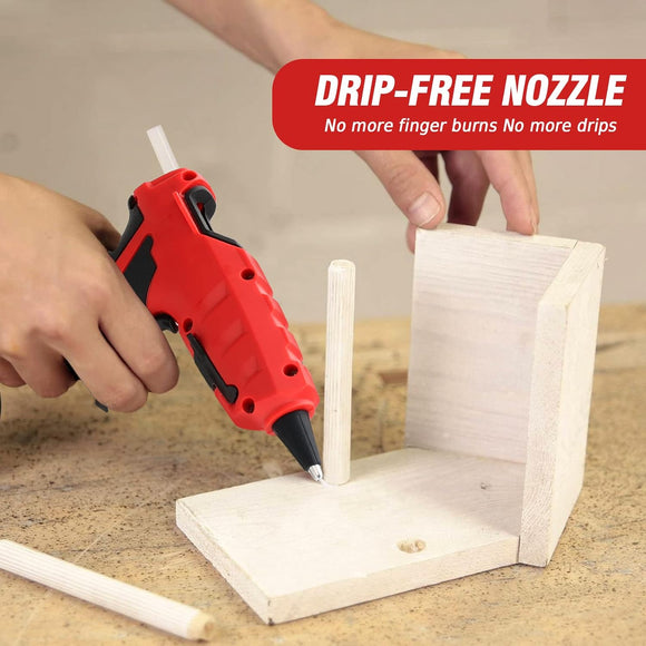 hot glue gun and sticks