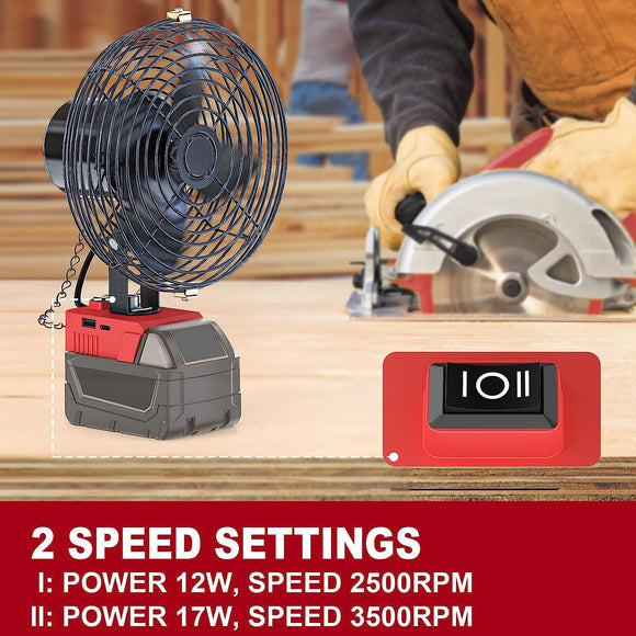 milwaukee jobsite fan