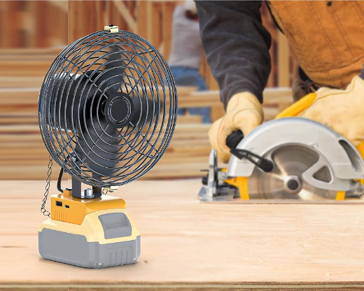 cordless jobsite fan