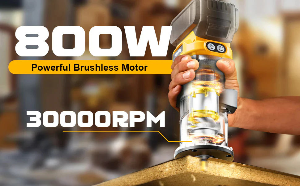 Cordless Router – new compact brushless router for woodworkers - Livowalny