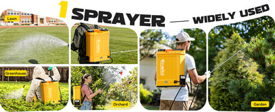 battery powered backpack sprayer