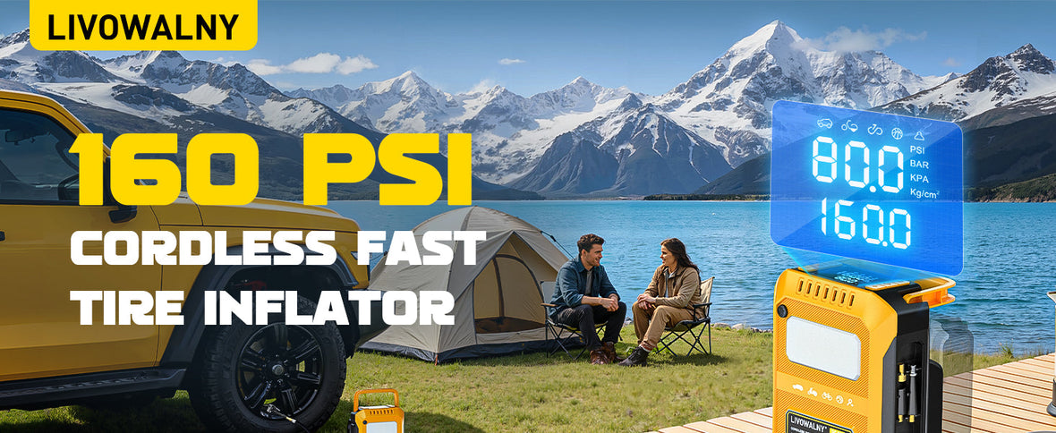 portable tire inflator