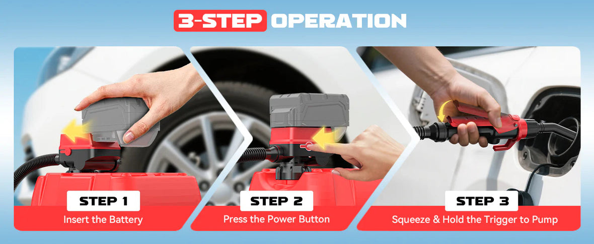 cordless fuel transfer pump