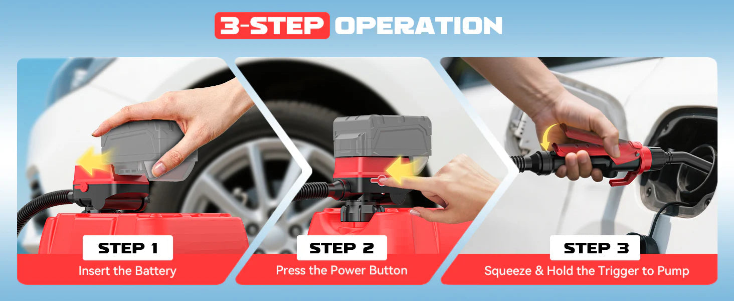 cordless fuel transfer pump