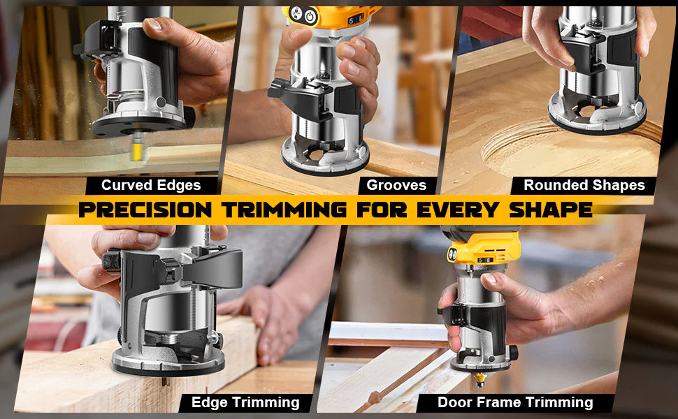 Cordless router: discover what you can do in woodworking projects ...