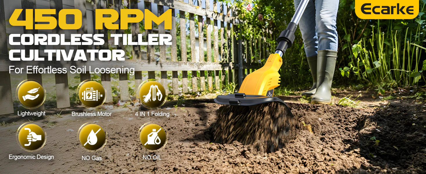 cordless tiller cultivator