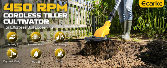 cordless tiller cultivator