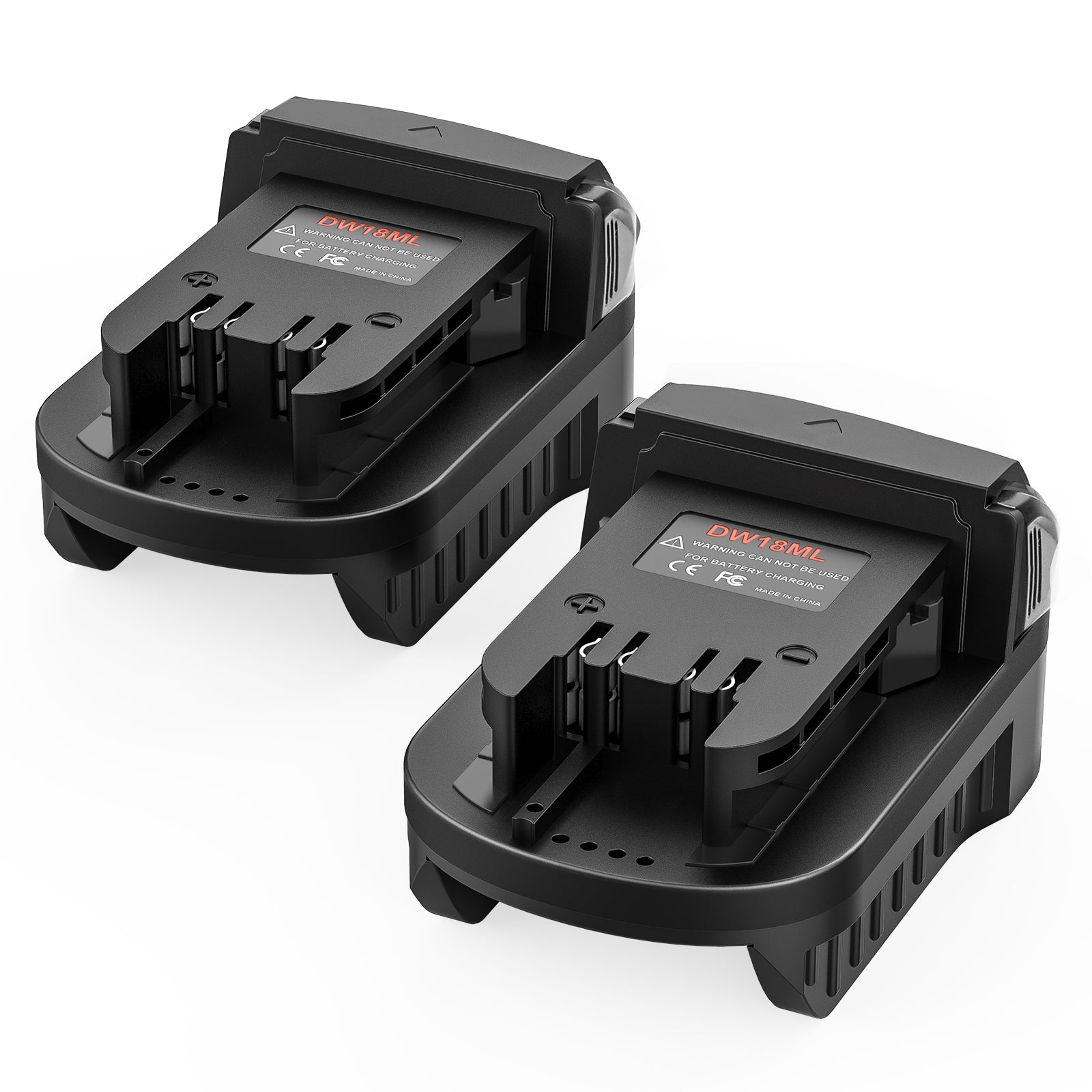 Battery Adapter Compatible with DeWalt to Milwaukee,18 20V Lithium Battery Converter for M18 Cordless Power Tool (Adapter only)