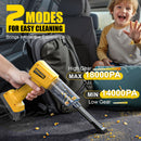 LIVOWALNY 150W/18Kpa Cordless Mini Handheld Vacuum Cleaner for DeWALT 20v Battery 4 in 1 Car Vacuum Cleaner-4