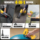 LIVOWALNY 150W/18Kpa Cordless Mini Handheld Vacuum Cleaner for DeWALT 20v Battery 4 in 1 Car Vacuum Cleaner-5
