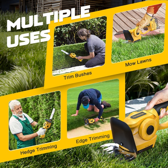 Ferreteriai Cordless Hedge Trimmer for Dewalt 20V Max Battery (Bare Tool)