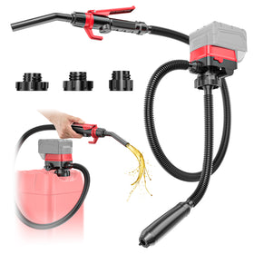 Ecarke 3.2GPM Cordless Fuel Transfer Pump, Compatible with DeWalt 20V Milwaukee 18V Battery (Without Battery)