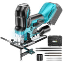 Ecarke Cordless&Brushless Jig Saw Compatible With Makita 18V Battery (Exclude Battery)-1