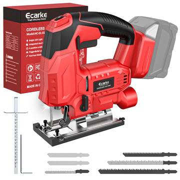 Ecarke Cordless Jig Saw Compatible With Milwaukee 18V Battery (Without Battery)