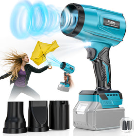 Leaf Blower Cordless Compatible with Makita 18V: 800000RPM Portable Dust Cleaner (No Battery)