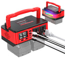 LIVOWALNY 350W Portable Generator DC 18V to AC 110-120V Power Inverter Battery,350W Power Station Compatible with Milwaukee-2