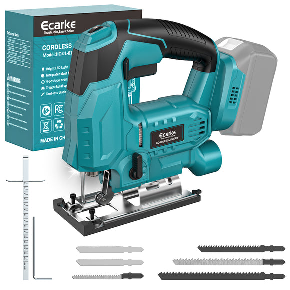 Ecarke Cordless Jig Saw Compatible With Makita 18V Battery (Without Battery)