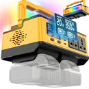 LIVOWALNY 350W Portable Generator DC 20V to AC 110-120V Power Inverter,350W Power Station Compatible with Dewalt-3