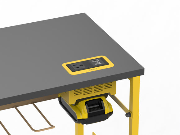TOOL CART WITH INVERTER COMPATIBLE WITH DEWALT BATTERIES