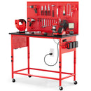 Ferreteriai 47" Heavy Duty Workbench with Power Outlet & USB-C, Exclusive Red Side Battery Holder-1