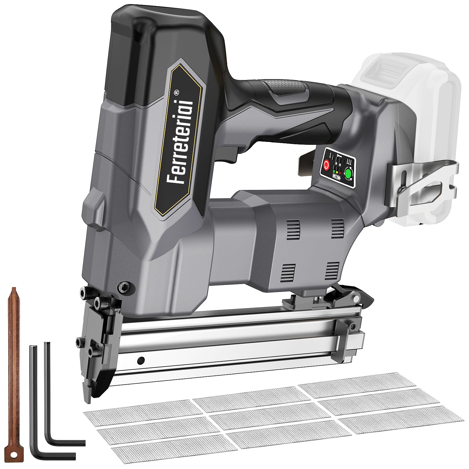 Ferreteriai Cordless 18GA Staple Gun for Dewalt 20V Max