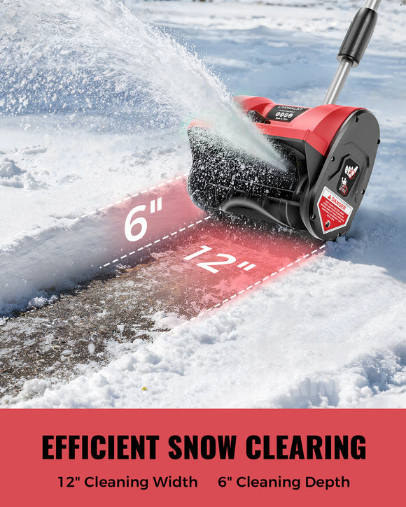 LIVOWALNY Electric Snow Shovel Compatible with Milwaukee 18V Battery (Tool Only)