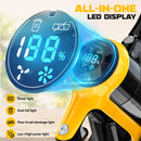 LIVOWALNY Cordless Vacuum Cleaner for DeWALT 20v Battery 350W 30KPA Stick Vacuum with LED Display-3