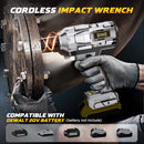 DIYTOOLIFZ Cordless Impact Wrench 1/2 inch for DeWalt 20v Battery, Impact Wrench 900Ft-lbs(1200N.m) High Torque Brushless Electric Impact Gun-3