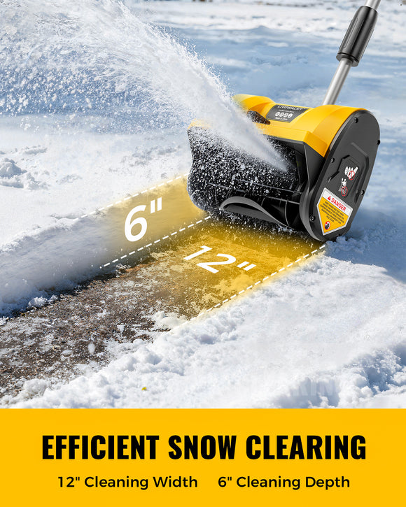 LIVOWALNY Electric Snow Shovel Compatible with Dewalt 20V Battery (Tool Only)