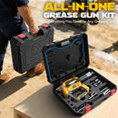 Cordless Grease Gun Compatible with DeWalt 20V Battery, 3‑Speed Adjustable Flow, 12,000 PSI Max, 39” Hose (No Battery)-8