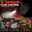 Cordless Grease Gun Compatible with Milwaukee 18V Battery, 3‑Speed Adjustable Flow, 12,000 PSI Max, 39” Hose (No Battery)-4