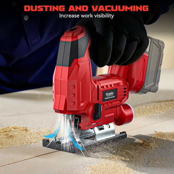 Ecarke Cordless Jig Saw Compatible With Milwaukee 18V Battery (Without Battery)