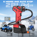 LIVOWALNY 150PSI Cordless Air Pump Compatible With Milwaukee 18V Battery (No Battery)-3