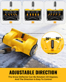 LIVOWALNY Electric Snow Shovel Compatible with Dewalt 20V Battery (Tool Only)-3