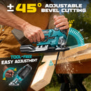 Ecarke Cordless&Brushless Jig Saw Compatible With Makita 18V Battery (Exclude Battery)-3