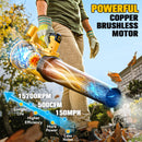 LIVOWALNY Leaf Blower Cordless, 20V Cordless Leaf Blower with 6 Speed Modes, Electric Leaf Blower for Lawn Care-4