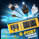 LIVOWALNY 350W Portable Generator DC 20V to AC 110-120V Power Inverter,350W Power Station Compatible with Dewalt-5