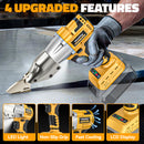 Cordless Sheet Metal Cutter: 221 Ft-Lbs Torque, 360 Pivoting Head, Cuts 18GA Material, Compatible with Dewalt 20V Battery-3