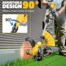 Cordless String Trimmer for Dewalt 20V Battery, Folding 3 in1 Weed Eater-3