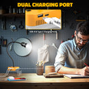 LIVOWALNY 2PCS LED Work Light for Dewalt 20V Battery, 20W 2000LM Flexible Gooseneck LED Light-4