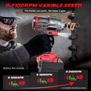 DIYTOOLIFZ Cordless Impact Wrench 1/2 inch for Milwaukee 18V Battery, 900Ft-lbs(1200N.m) High Torque Brushless Electric Impact Wrench Gun-5