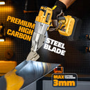 Cordless Sheet Metal Cutter: 221 Ft-Lbs Torque, 360 Pivoting Head, Cuts 18GA Material, Compatible with Dewalt 20V Battery-4