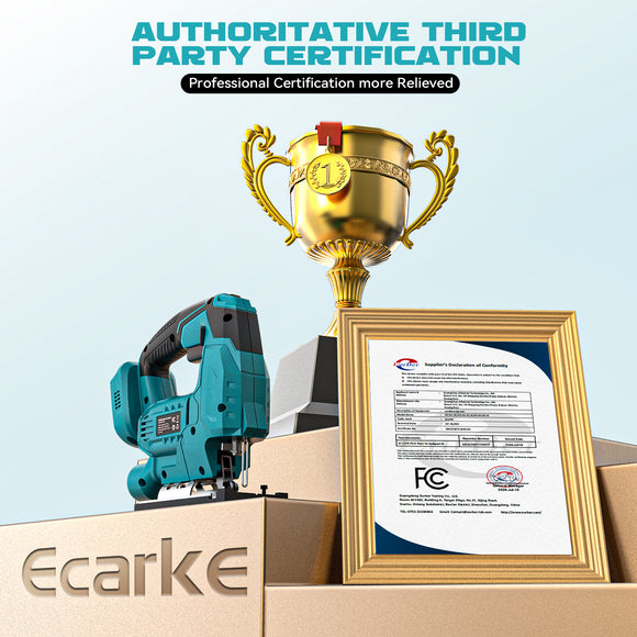 Ecarke Cordless Jig Saw Compatible With Makita 18V Battery (Without Battery)