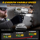 DIYTOOLIFZ Cordless Impact Wrench 1/2 inch for DeWalt 20v Battery, Impact Wrench 900Ft-lbs(1200N.m) High Torque Brushless Electric Impact Gun-6