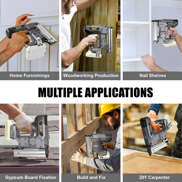 Ferreteriai Cordless 18GA Staple Gun for Dewalt 20V Max