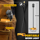 LIVOWALNY 2PCS LED Work Light for Dewalt 20V Battery, 20W 2000LM Flexible Gooseneck LED Light-5